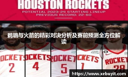 鹈鹕与火箭的精彩对决分析及赛前预测全方位解读